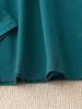 European Summer Solid Color Wide Leg Pants - Plus Size, Slimming, Versatile, Casual Retro Design