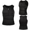 Men Double Belt Vest Waist Trainer Sweat Body Shaper Sports Slimming Waist Trimmer