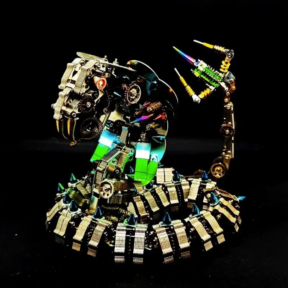 Mechanical Tyrannosaurus Rex, Cobra, Tiger, Scorpion King, Praying Mantis, Hell Level 3D Metal Puzzle Model, High Difficulty Toy