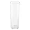 Modern Transparent Flower Vase Striped Style Decorative Bottles  Restaurant Centerpiece