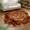 Килимок для підлоги Нековзкий Килим з квітковим візерунком 3D Реалістичний візерунок Килимок для ванної Супервбираючий Килимок для душу Швидкосохнучий М'який килим