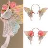 Children's Floral Butterfly Hairband Practical Polyester Resin Accessory Flower Headbands For Parties And Daily Wear