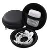 Kopfhörer Aufbewahrungstasche PU Mini Tragbare Hartschalen Tasche Kopfhörer Box Hülle Für Headset Zubehör Ohrhörer Speicherkarte USB Ladekabel