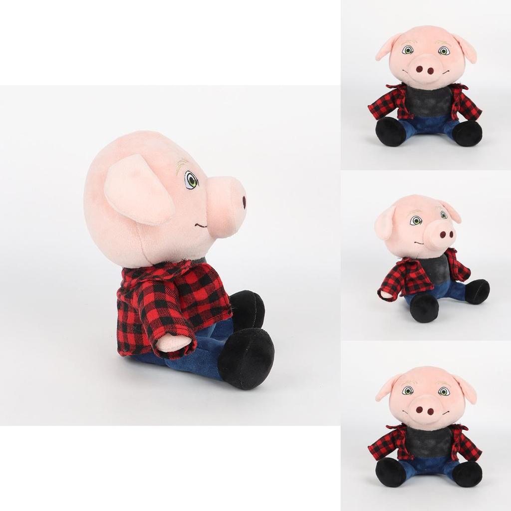 John Pork Plüschtier Weiches Kuschelkissen Für Kinder Spielzimmer Dekoration