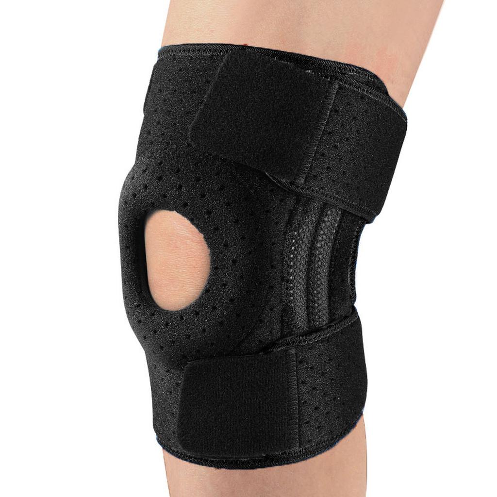 Knee Brace for Women & Men - Adjustable Support with Side Stabilizers & Patella Gel Pad - Relief for Meniscus Tear