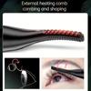 Heated Eyelash Curler with Clip, Rechargeable Eyelash Curler, Eyelash Extension Natural Curve Long-lasting Beauty Tool