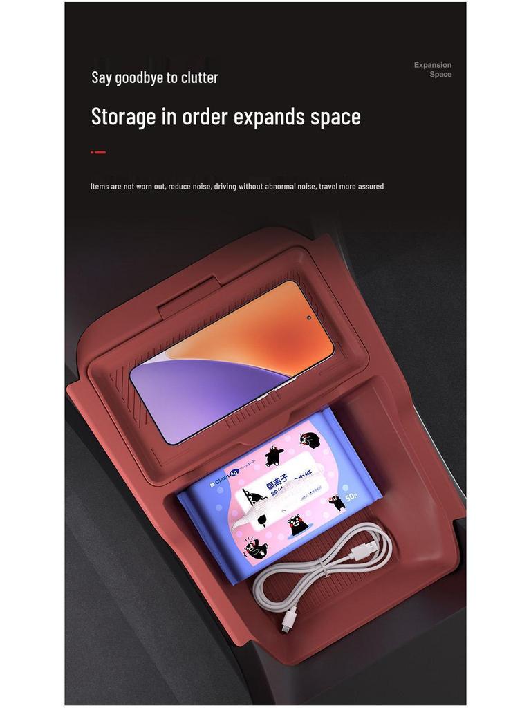Compatible with 25 Encore Center Console Models: Armrest Box Organizer for Car Interior Storage