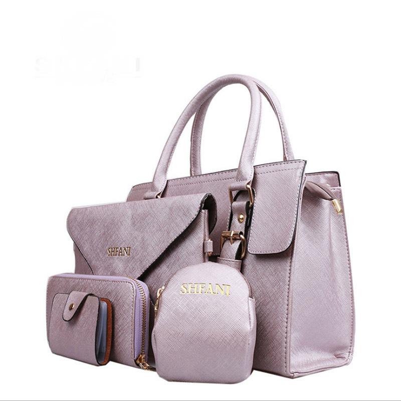 Fünfteiliges Set aus Ein-Schulter- und Crossbody-Handtaschen