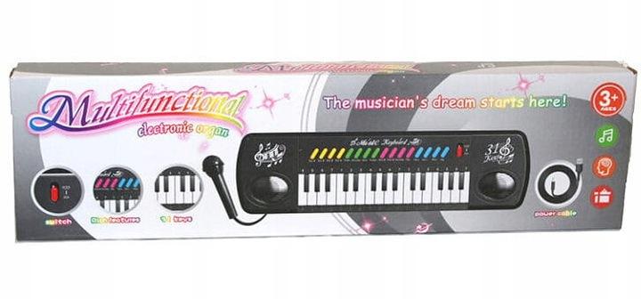 Keyboard Duży Dla Dzieci Pianino Organy + Mikrofon