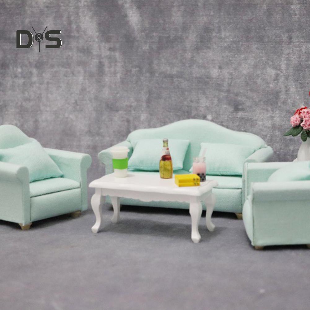 

Кукольный домик «Грязь в глазу», тканевый двойной диван-кресло, микро-декор для гостиной