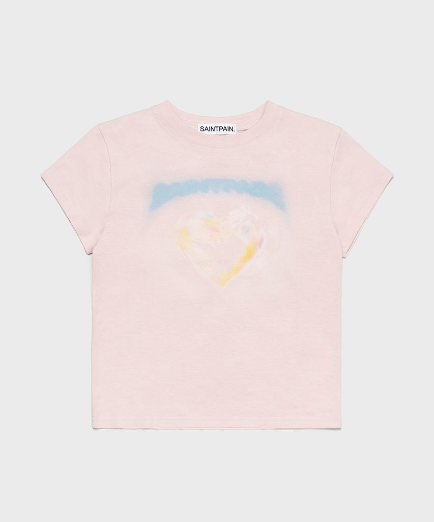 SAINTPAIN Sp Ethereal Crop Short Sleeve Tee Pink