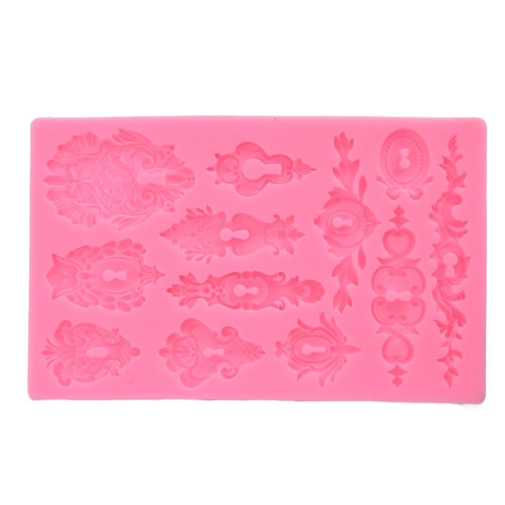 Pink Silicone Mold Silicone Decorative Mold Professional Chocolate Candy Molds Resin Casting розовый
