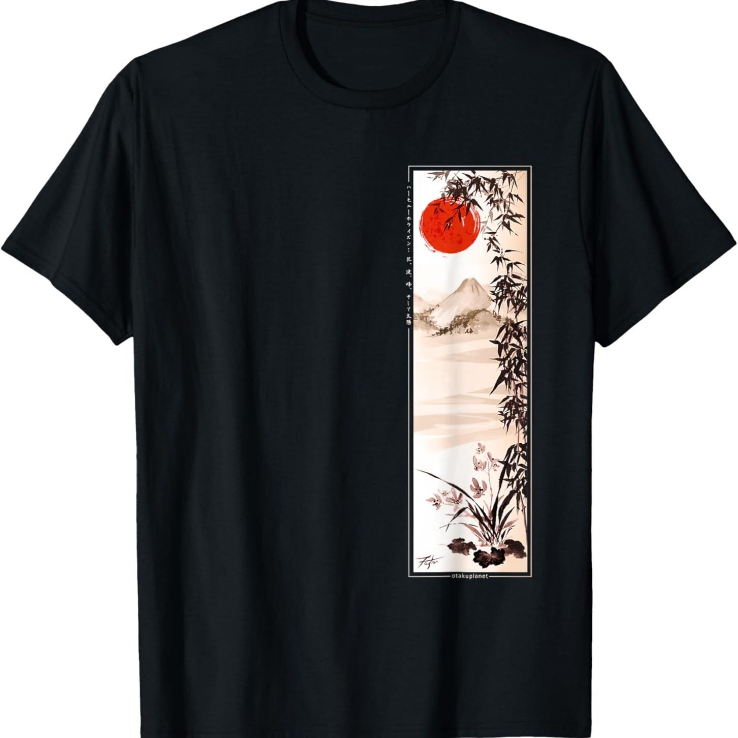 

japanese retro art culture graphic in streetwear art clothes T-Shirt S чёрный
