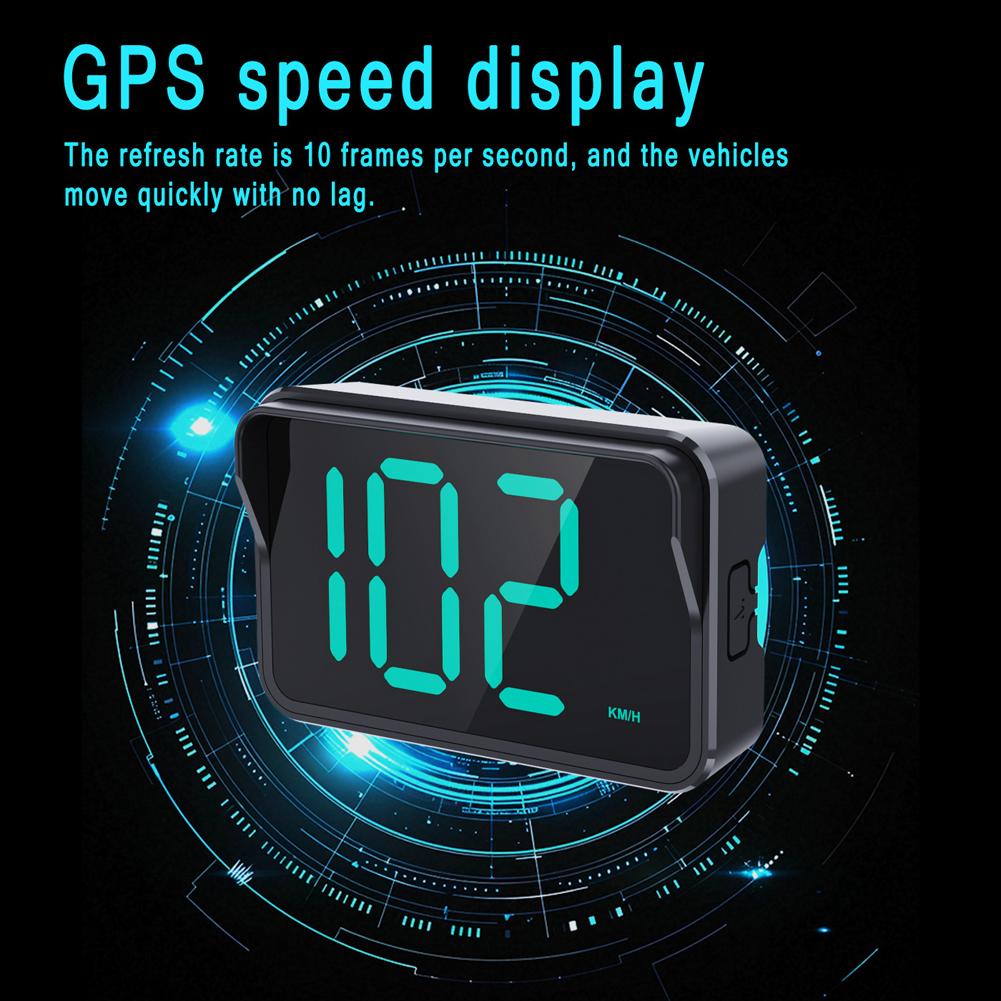 Universal Head Up Display GPS Digital Speedometer Speed Meter for All Car Truck Plug and Play Auto Part