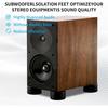 ABBP-3-Point Isolation Feet For Speakers & Turntables, Brass And Aluminum Anti-Vibration Spikes For Audiophiles