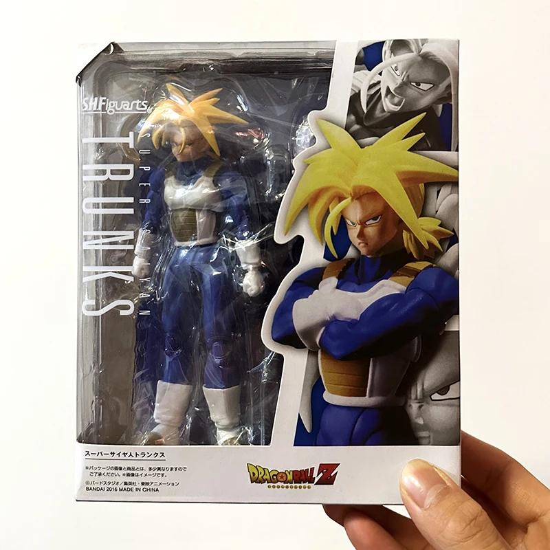 SHF Dragon Ball Z Figure Super Saiyan Trunks Action Figure Movable PVC Collection Anime Future Boy Torankusu Figures Model Toys