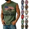 Herren Casual Tanktop mit Unabhängigkeitstag-Aufdruck