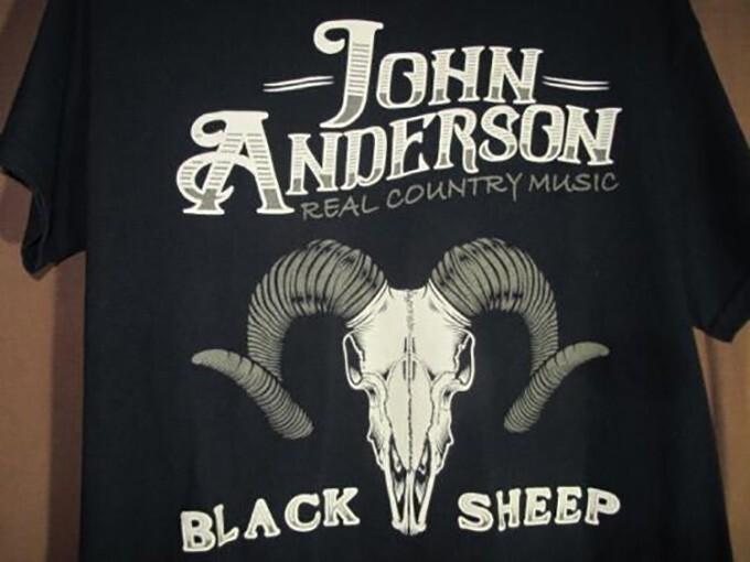 John Anderson Black Sheep Country Music Shirt Classic Black  1K0025 Unisex T-Shirt M