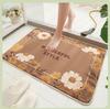 Cartoon Bathroom Non-Slip Faux Cashmere Absorbent Floor Mat