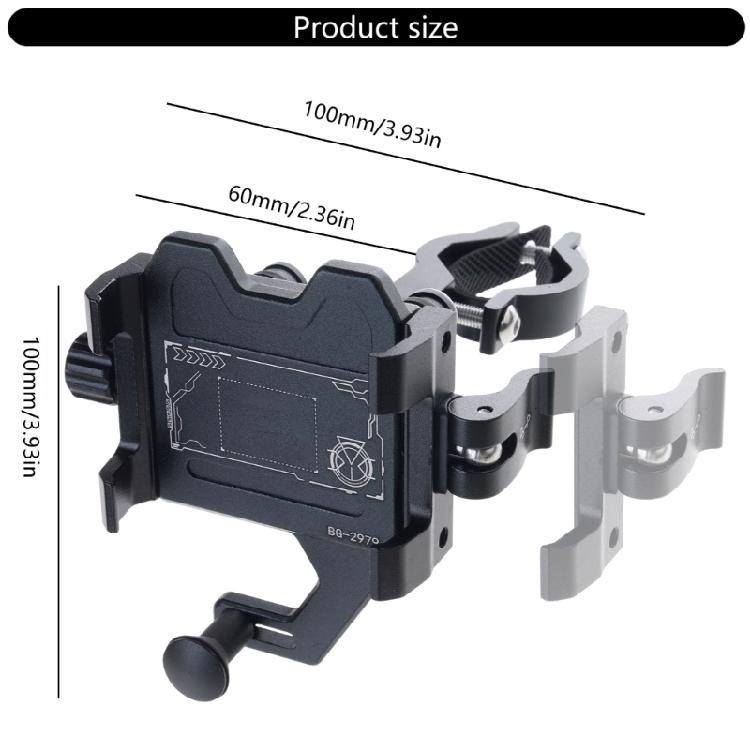 Light Weight Road Bicycles Stand Aluminum Alloy Shockproof Phone Brackets Handlebars Phone Mount Clip Enduring