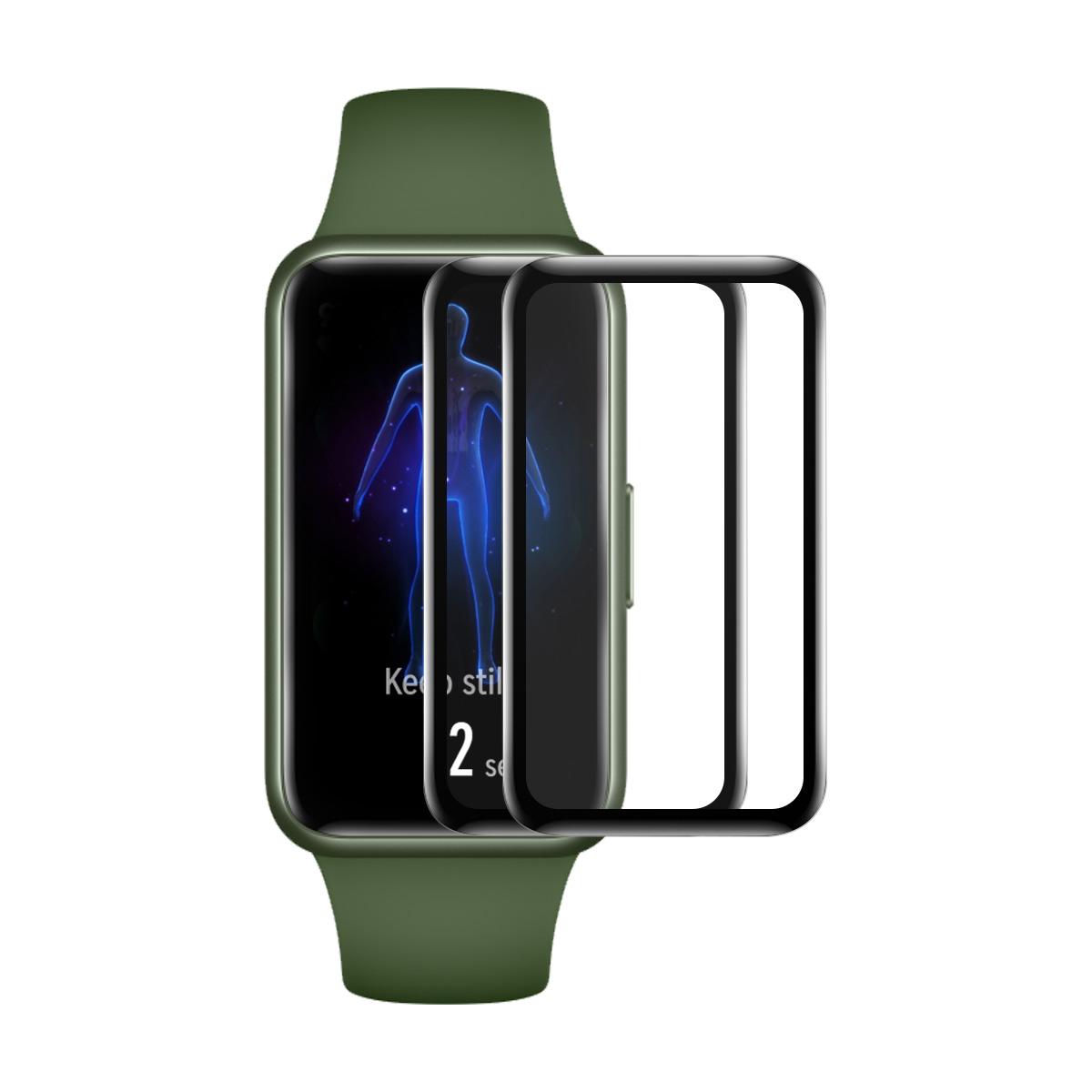 Для Xiaomi Smart Band 9 Active 2 шт. Защитная пленка на экран ENKAY HAT PRINCE 3D Изогнутая PC + PMMA Ультрапрозрачная пленка A