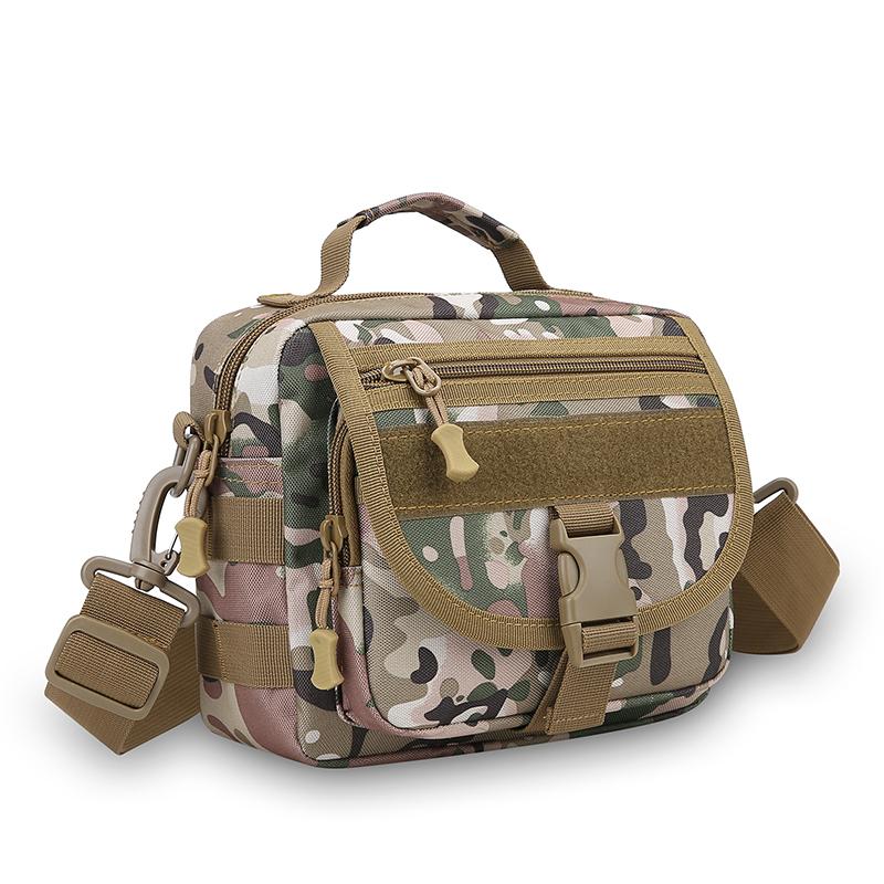 Men's Tactical Camouflage Crossbody Bag -Vintage   Nylon Chest Pack (Vintage Army Sling Bag for Hunting/Outdoors)