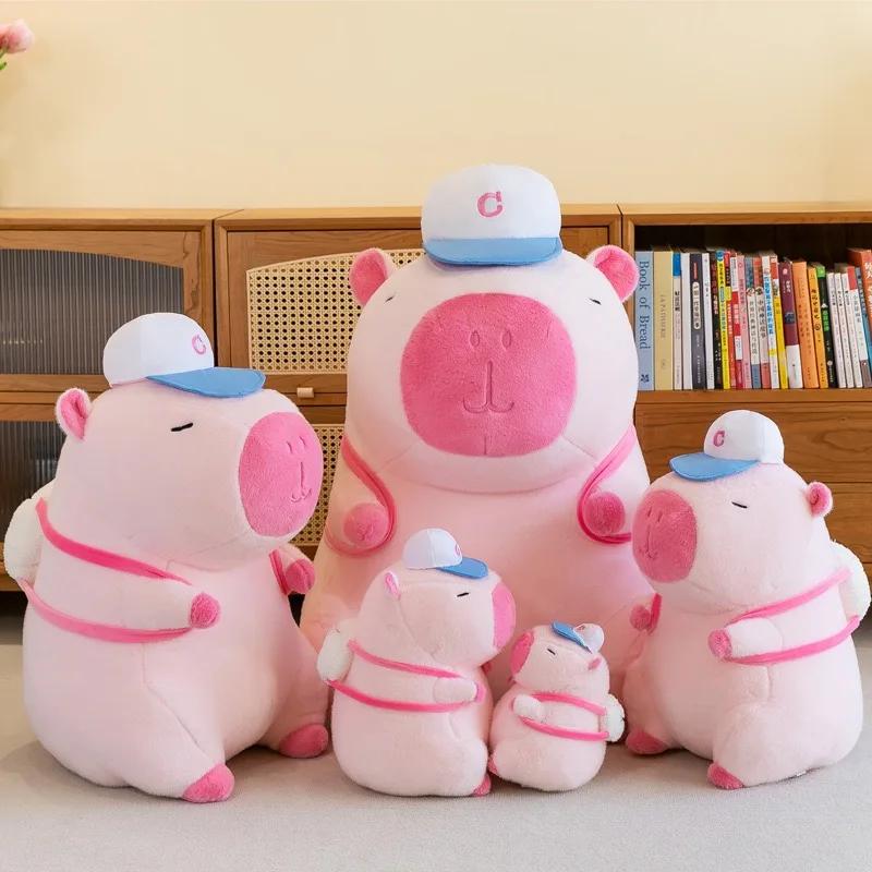 22CM Kapibala Capybara Plush Toy Internet Celebrity Capybara Jun Doll Ugly Cute Doll Guinea Pig Doll Boys Girls Anime Kawaii designed for children's
