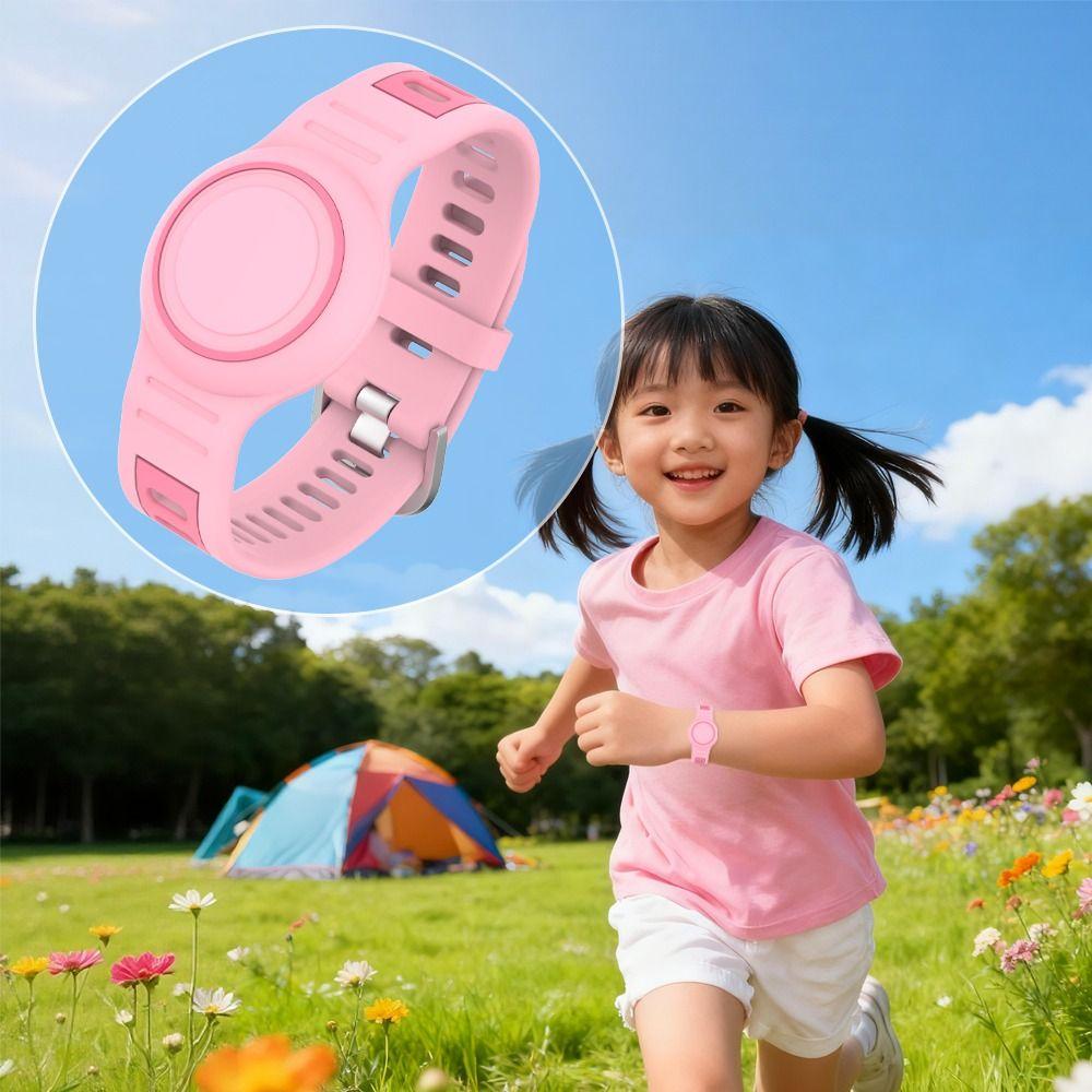Silicone Watchband Bracelet Waterproof Case Bracelet for AirTag Tracker Accessories