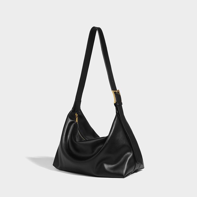 2023 Koreanischer Minimalistischer Großer Fassungsvermögen Weicher Zusammenklappbarer Schulter Messenger Tote für Frauen - Herbst/Winter Trend