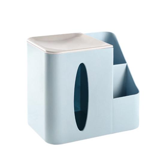 Caja de pañuelos para el hogar y la oficina, caja de almacenamiento de papel, contenedor organizador de artículos diversos