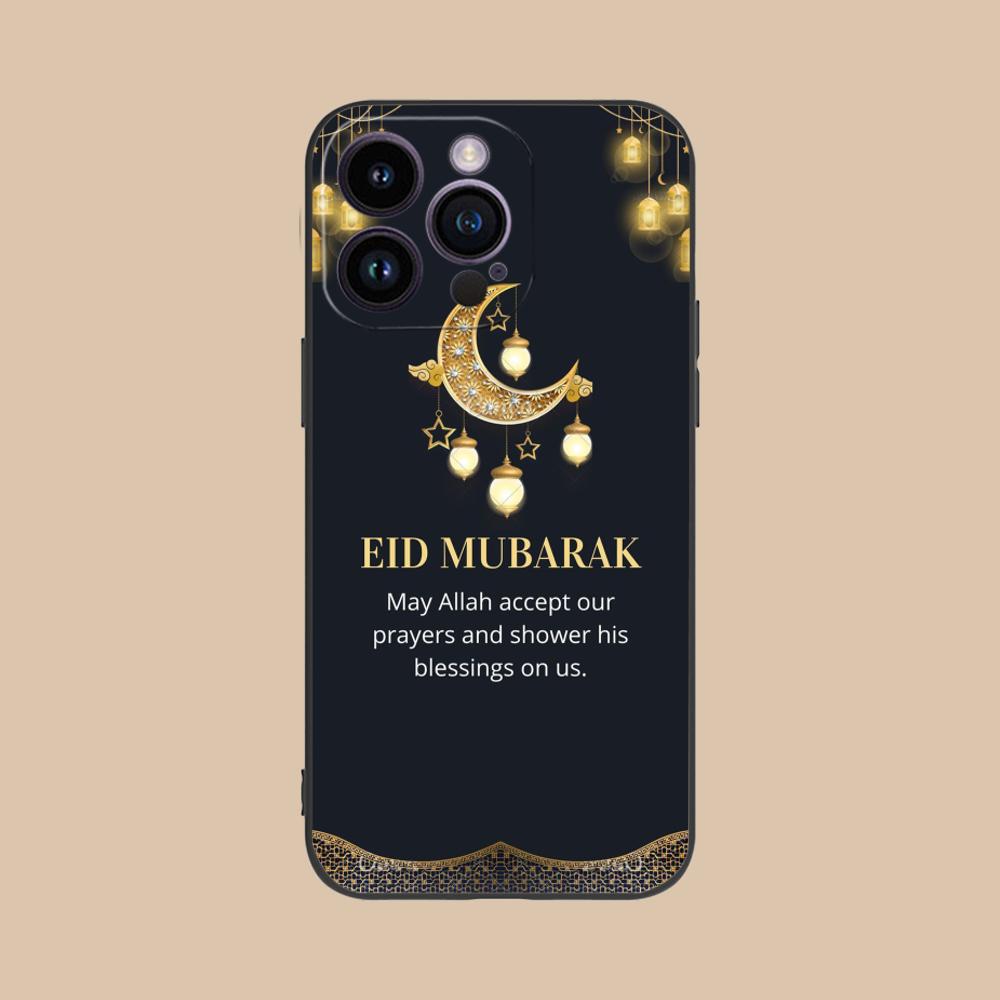 Eid Mubarak Mobile Phone Case for iPhone 17 16 15 14 13 12 11 X XR XS 8 7 Air Pro Max Plus Mini Colorful Cover Cellphones Pretty
