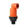 1" & 1.5" Plastic Orange Valves for Agricultural Greenhouse Irrigation Sprinkler System