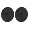 2pcs Coffee Machine Rubber Backflush Disk 50mm Backflush Disc Cleaning Blind Plate Black