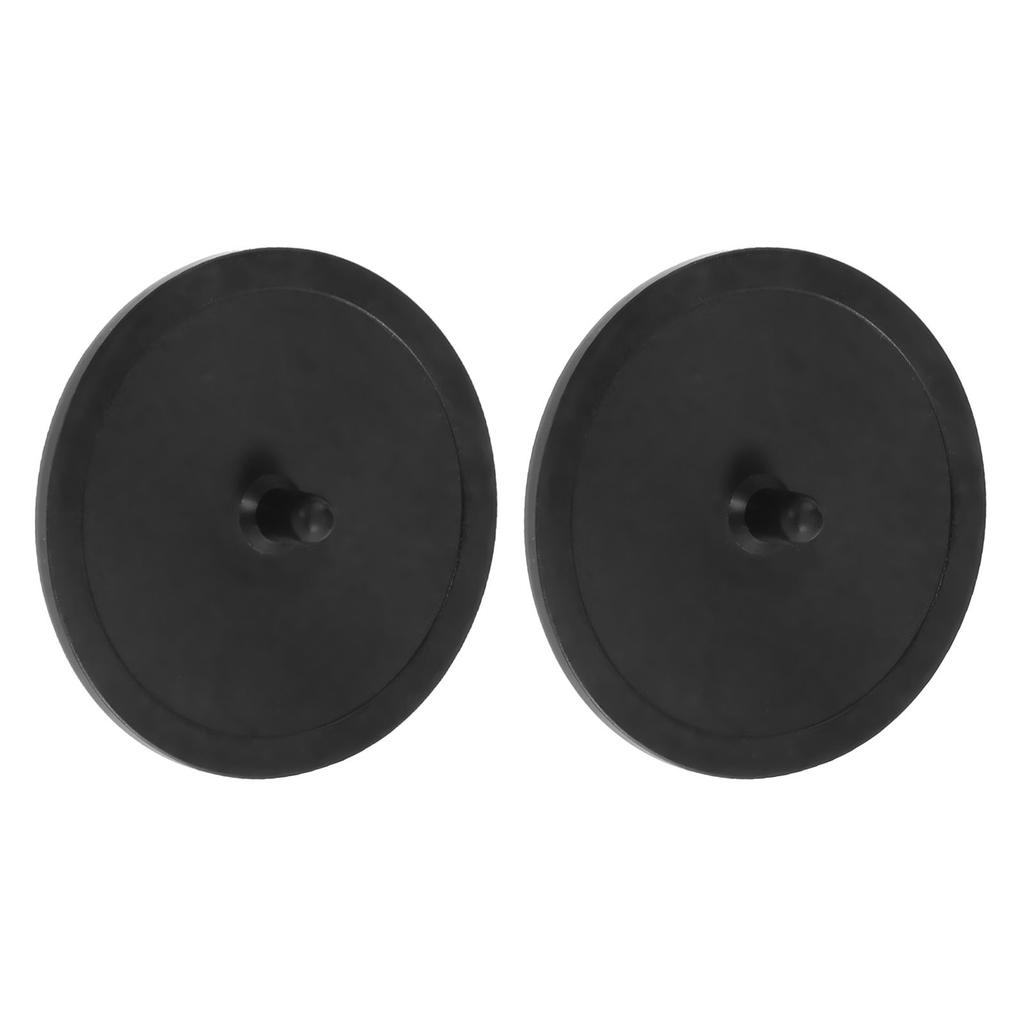 2pcs Coffee Machine Rubber Backflush Disk 50mm Backflush Disc Cleaning Blind Plate Black