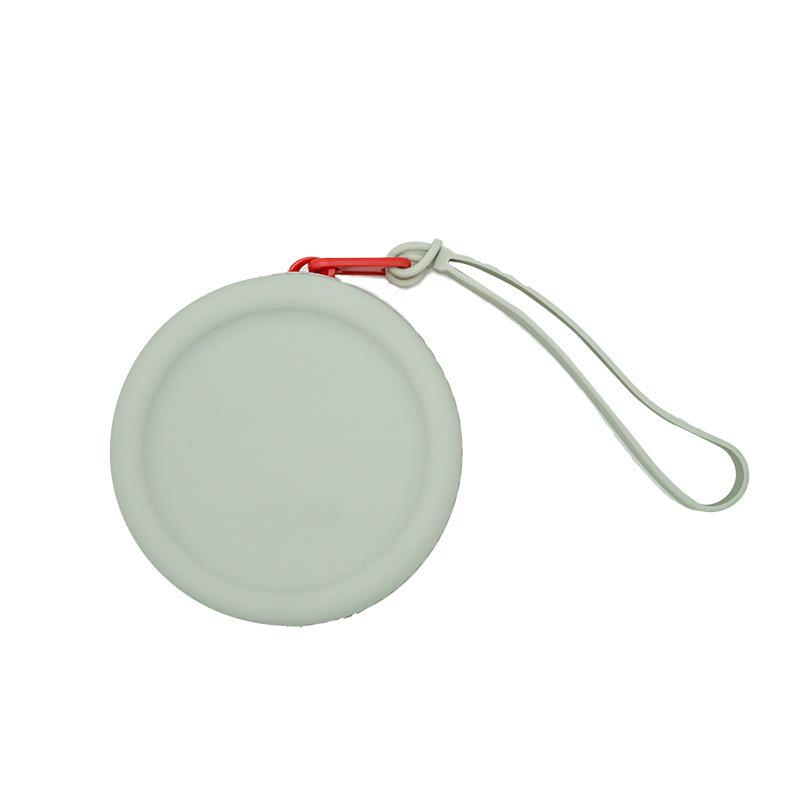 Mini Silicone Zippered Pet Treat & Makeup Bag – Waterproof Coin & Earphone Purse for Travel.