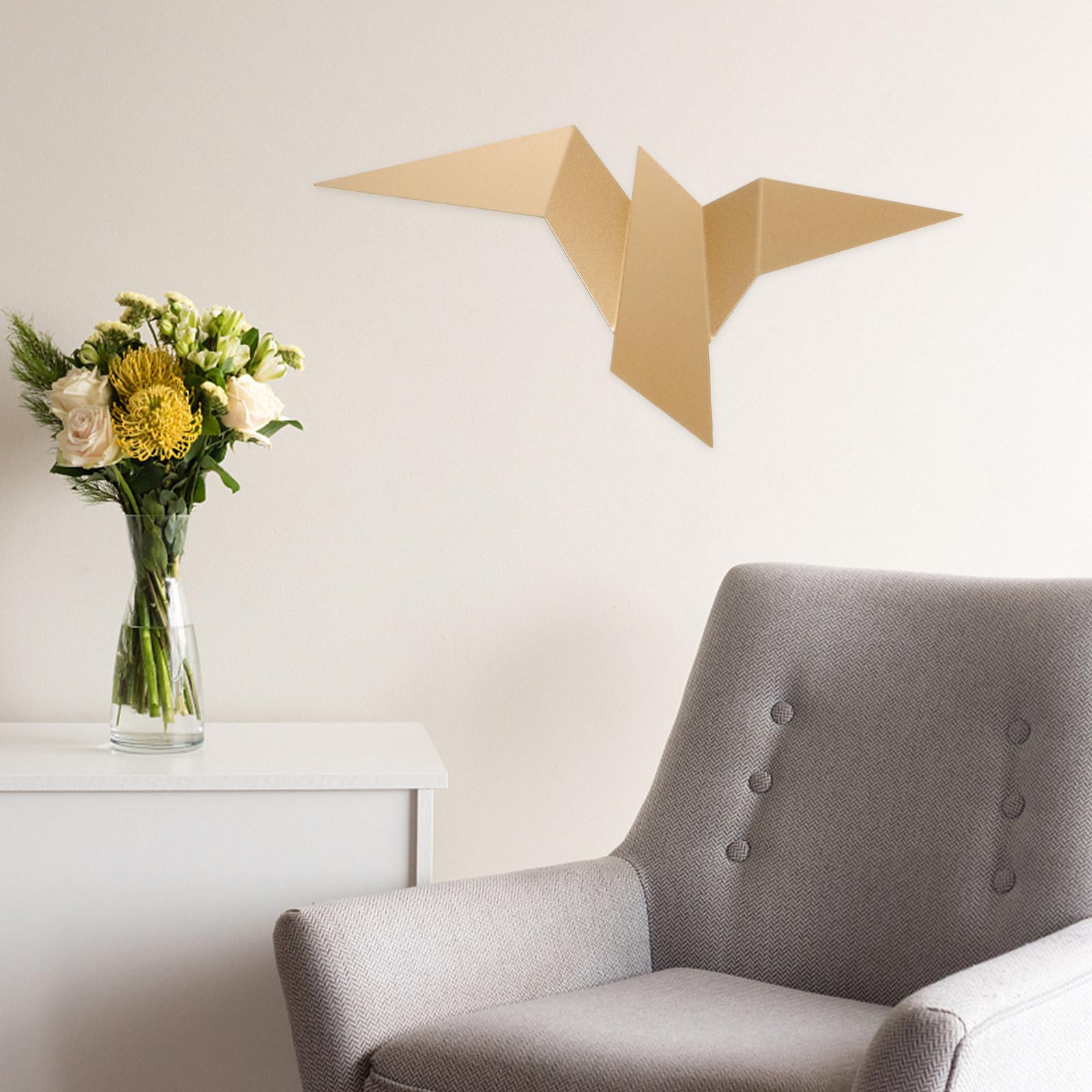 

1Pcs Creative Bird Wall Lamp Unique Delicate Appearance Warm Glow Ideal for Bedside Living Room Decoration Bedside Wall Light білий