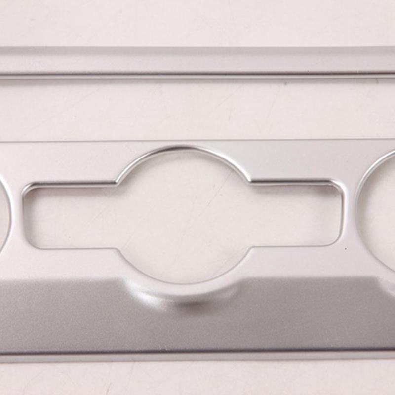 Dashboard Stereo Control Panel Bezel Stainless Steel Mounting System Easy Installation Car Decoration
