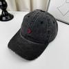 Versatile Ripped Baseball Cap Men's and Women's Embroidered Soft Top Breathable Outdoor Travel Sunscreen Shade Cap