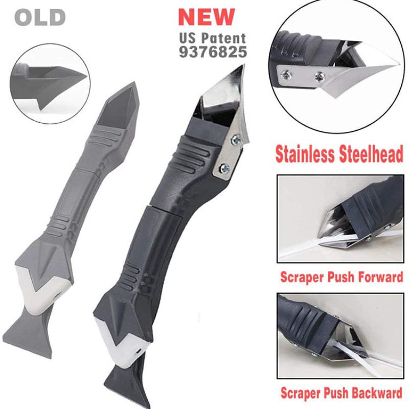 1Set Caulk Nozzle Applicator Silicone Scraper Sealant Caulking Smooth Remover Tools Kit Floor Caulk Finisher Grout Accessoriess