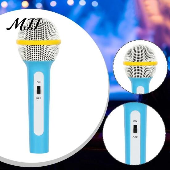 Childrens Role-play Microphone Stage Toy Educational Fake for Kids Realistic Lightweight Plastic Role Play Singing Hosting Interview Gift Children