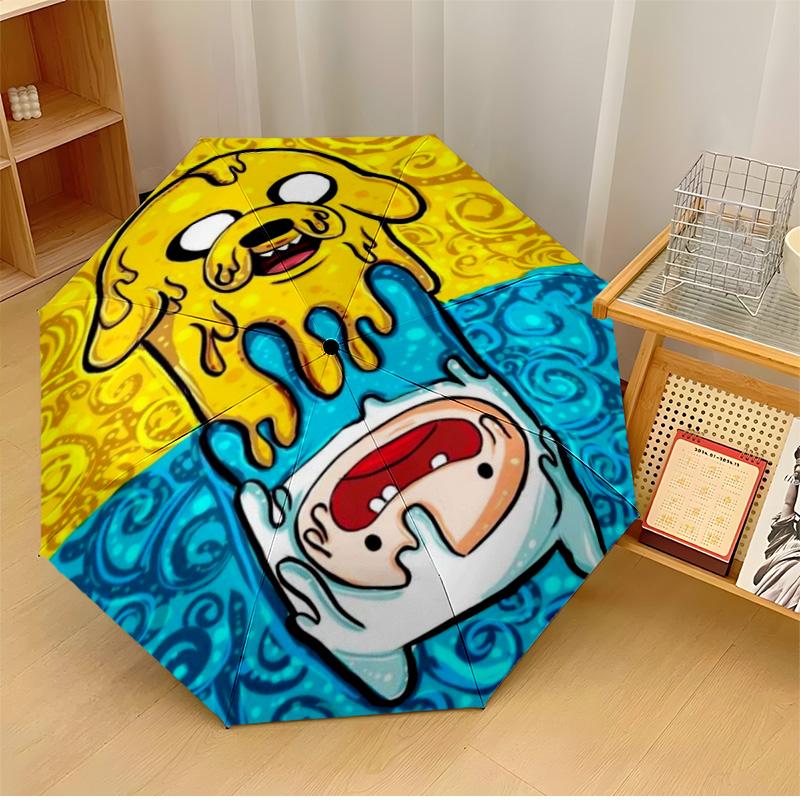 Adventure Time Printed Umbrella Lightweight for Travel Camping and Leisure a Musthave for Family Holidays and Birthday Gifts