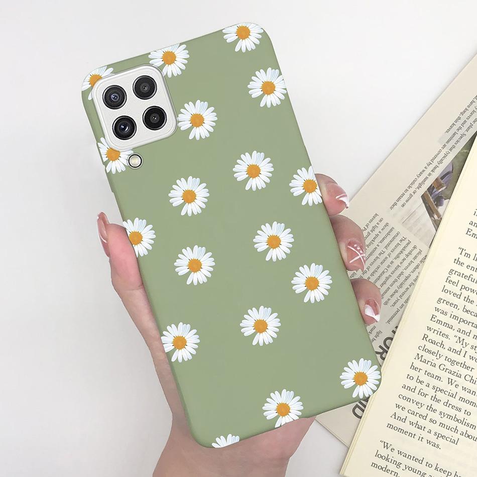 For Samsung Galaxy A22 4G 5G Case SM-A225F Love Heart Soft Silicon Phone Cover For SamsungA22 GalaxyA22 M22 A 22 4G 5G Fundas