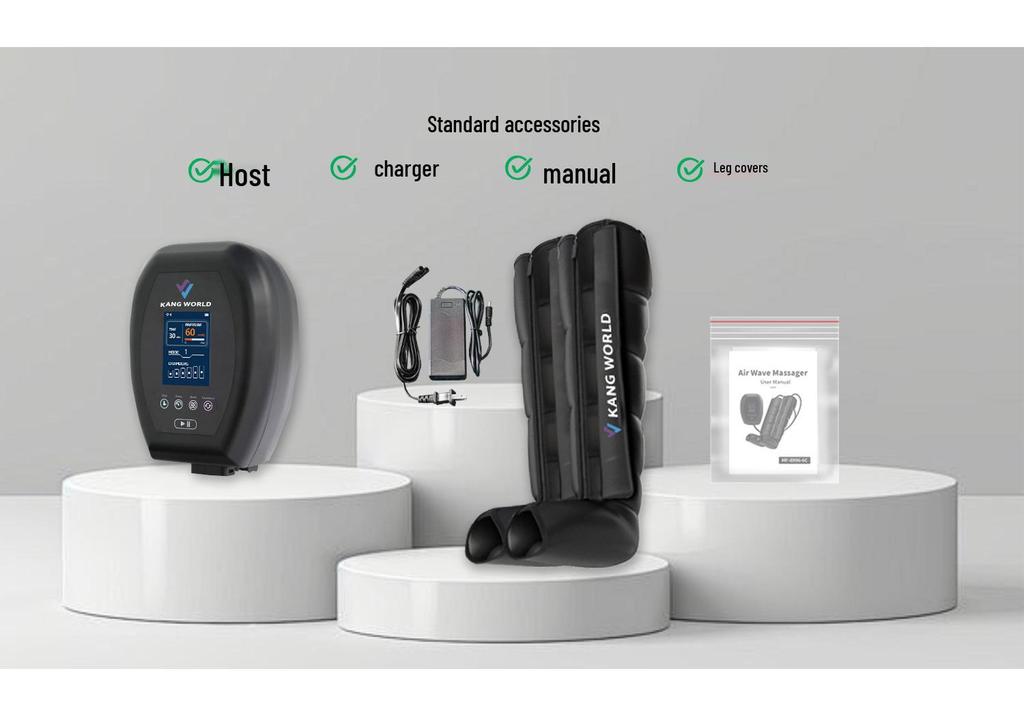 Air Wave 6-Chamber Massager for Leg, Waist, and Arm Muscle Relaxation and Fatigue Relief