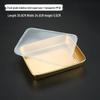 Thickened Stainless Steel Rectangular Food Storage Trays
