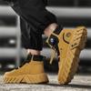 New Model Men Boots Cotton Boot Autumn  British High Top  Thick Sole Lace Up Comfort Anti Slip Sport Mountaineering Boot