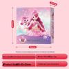 Wonderful Heart Girl Cartoon Stickers for Kids - Kindergarten Rewards & Art