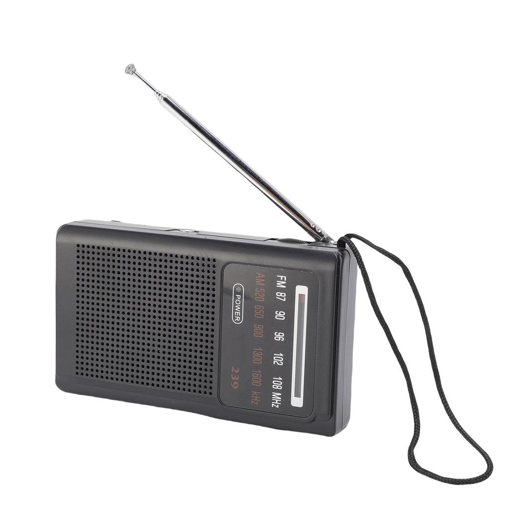 Portable AM FM Radio Clear Sound Quality Long Battery Life Pocket Radio for Travel Outdoor
