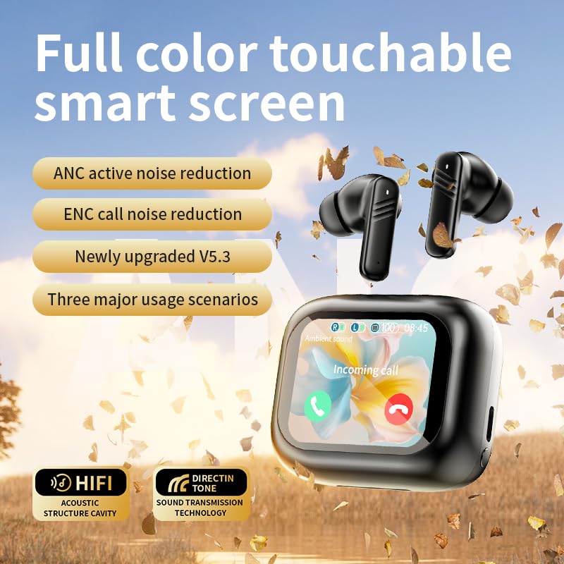 Earphone Translator with Translation Simultaneous Offline High Directional Noise Supports 144 Bluetooth AI Compatible with iOS Great for Overseas