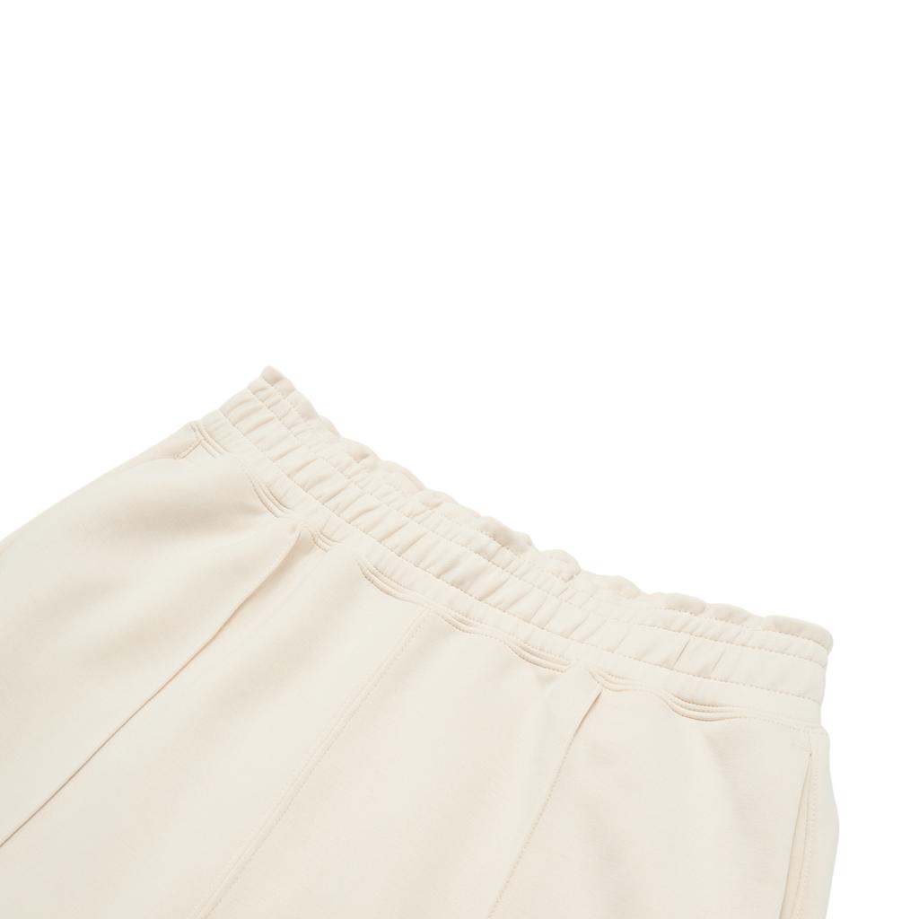 Li Ning Fitness Series Solid Color Mid Waist Tapered Knit Sports Pants Women Bottoms AKLU104-2