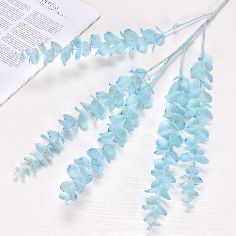 Eucalyptus Fake Leaves For Wedding Hall Decoration And Photography Props In Vibrant Colors